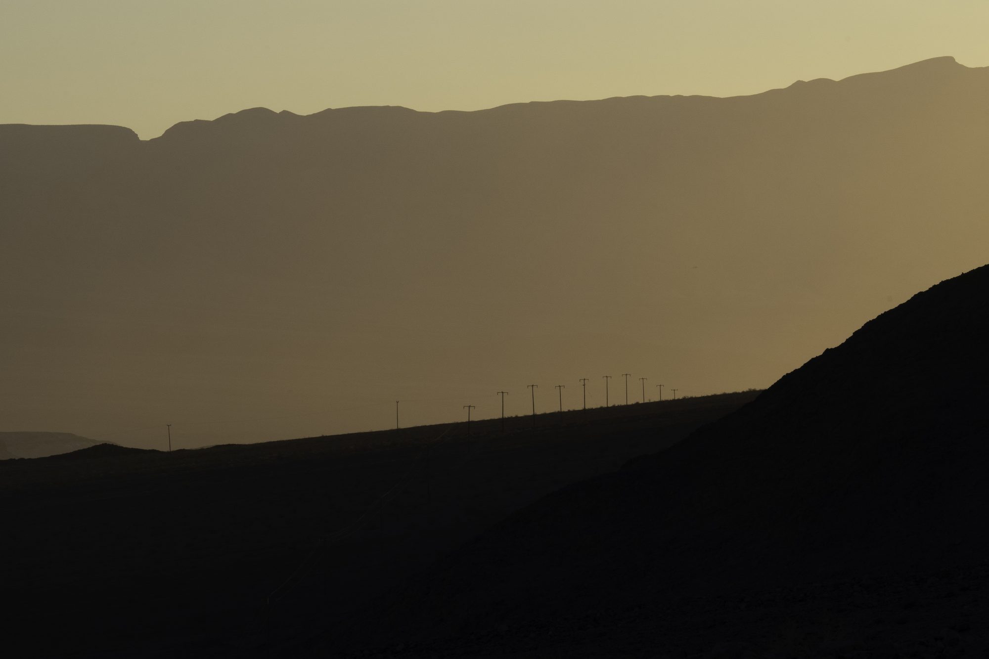 Montana ridgelines at dusk